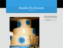 Tablet Screenshot of humblepiedesserts.com